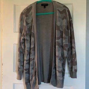 COPY - Lane Bryant Grey camo cardigan